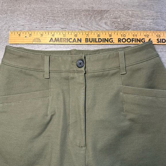 Kit and Ace Aspen Wide Leg Pants 2 Army Green - Picture 12 of 14